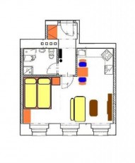 Detail: Pronájem bytu 1+kk, 35 m2
