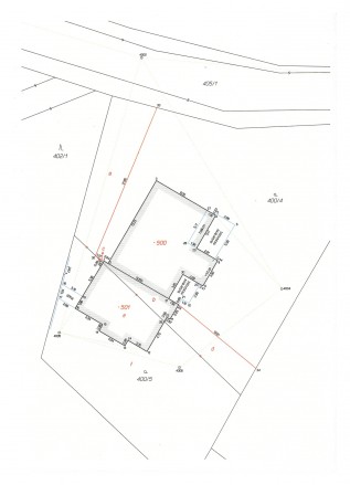 Geometrický plán - návrh - lepší kopie pro nabídku