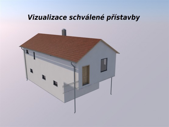 vizualizace pristavba