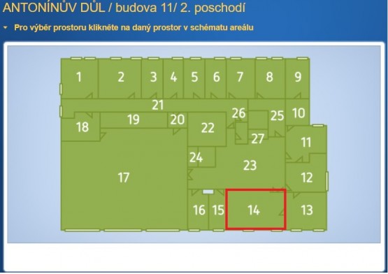 Budova 11 - kancelář 14 46m2