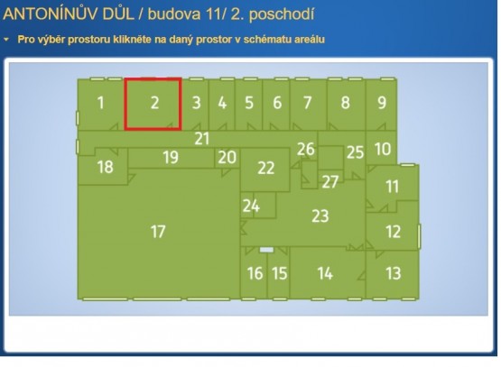 Budova 11 - kancelář 2 - 36m2