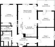 Prodej bytu 4+kk_Ostrava_Hermanice - Floor  1