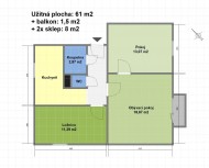Detail: Prodej bytu 3+1, 65 m2
